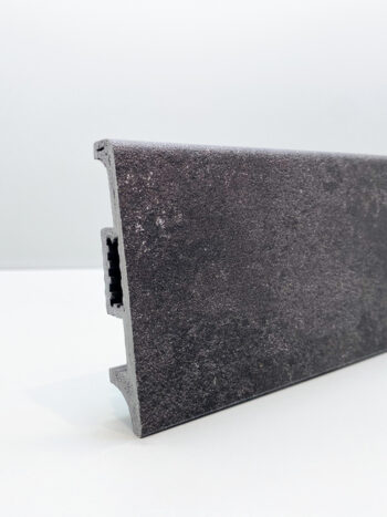 Плинтус DAS PROFIL 81х16х2000 мм Бетон Антрацит (111)