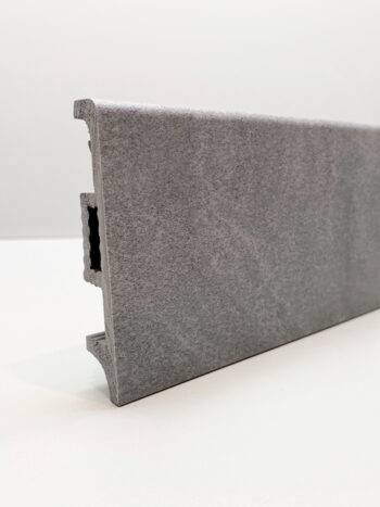 Плинтус DAS PROFIL 81х16х2000 мм Гранит Сильвер (112)