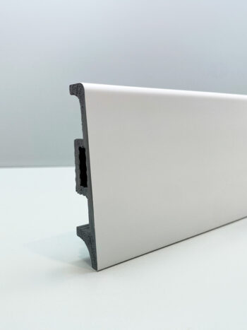 Плинтус DAS PROFIL 81х16х2000 мм Уайт (102)