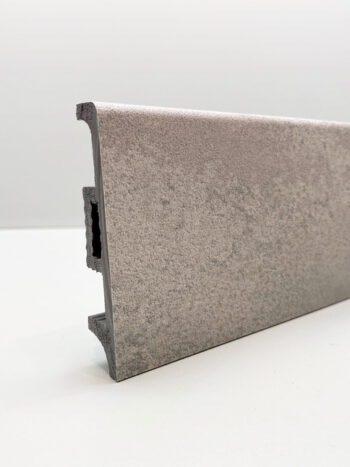 Плинтус DAS PROFIL 81х16х2000 мм Бетон Серый (115)