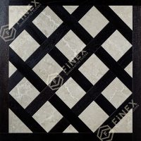 Модульный Паркет дуб Версаль с камнем Боттичино Семиклассико Black (brushed)