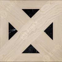 Модульный Паркет дуб Мортон с камнем Неро Марквина Фиоччи (brushed)