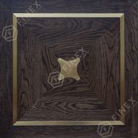 Модульный Паркет дуб Бриан со вставками из латуни Mississippi (brushed)