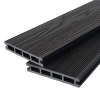 Террасная доска двухсторонняя Антрацит TalverWood 3D 150*25мм (3/4/6 м) Антрацит