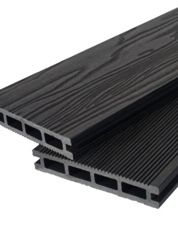 Террасная доска двухсторонняя Антрацит TalverWood 3D 150*25мм (3/4/6 м) Антрацит