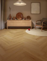 Каменно-полимерные полы My Step Aqua Herringbone Cork Веро EWH-7136