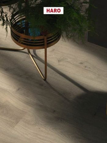 Ламинат Haro Tritty 200 Aqua Gran Via 4V Дуб Эмилия Вельвет Серый — фото 2