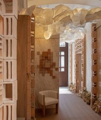 Плетёный винил Hoffmann Decoration 022 Светлая ёлочка холодного оттенка — фото 2