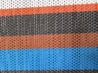 Плетёный винил Hoffmann Stripes 001 Многоцветная полоса