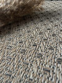 Плетёный винил Hoffmann Stripes 029 Бежевый меланж — фото 3